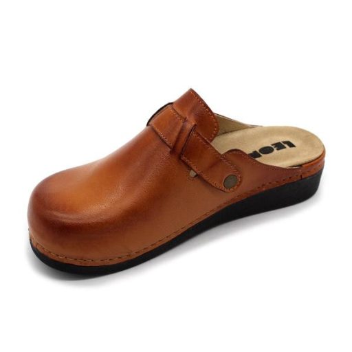 Leon 5000 comfort női bőr klumpa - barna