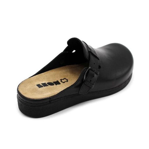 Leon 5000 comfort női bőr klumpa - fekete