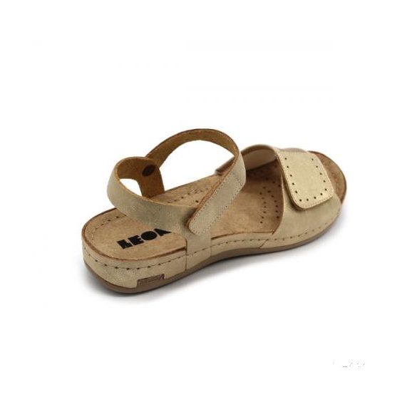 Leon 965 LEON COMFORT NŐI BŐR SZANDÁL- arany - csillogós