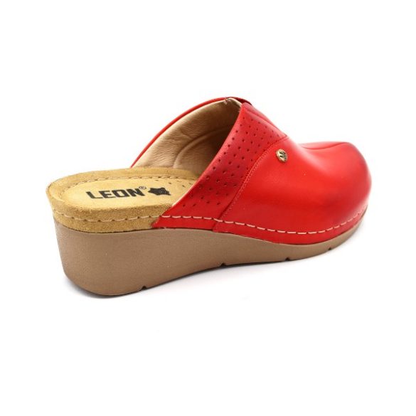 Leon női papucs – 1002 Piros