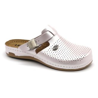 Leon 950 Női bőr papucs - perla