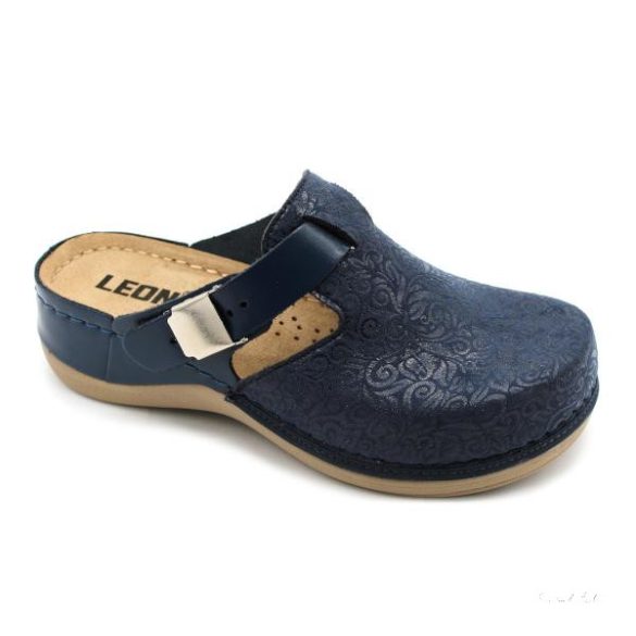 903 Leon Comfort női elasztikus klumpa- kék