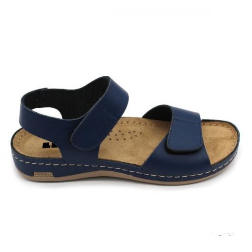 Leon  963 LEON COMFORT NŐI BŐR SZANDÁL- fehér