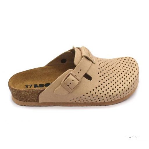 Leon 4250 comfort női bőr klumpa-  bézs