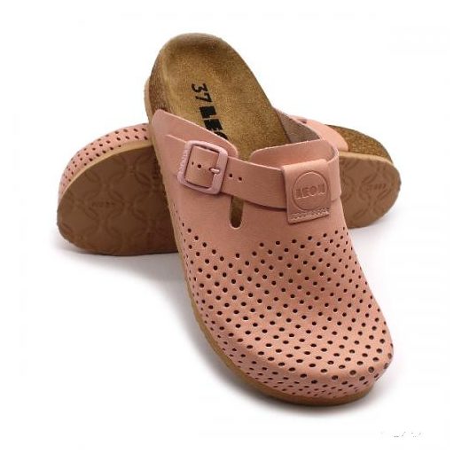 Leon 4250 comfort női bőr klumpa-  rose