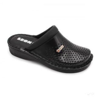 V262 LEON COMFORT NŐI BŐR KLUMPA  Fekete