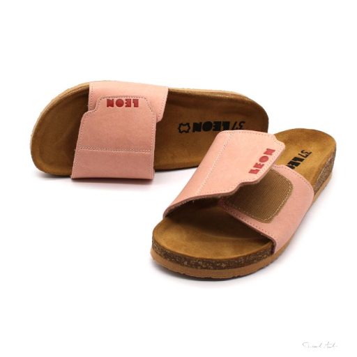LEON 4022 COMFORT NŐI BŐR PAPUCS  - rose-R