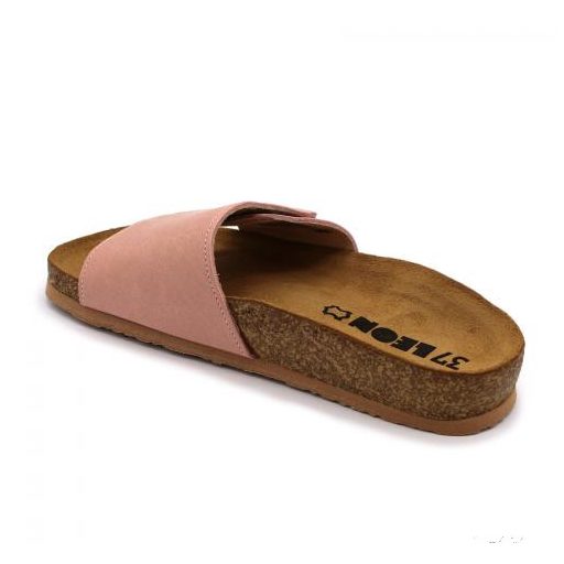 LEON 4022 COMFORT NŐI BŐR PAPUCS - rose