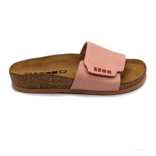 LEON 4022 COMFORT NŐI BŐR PAPUCS - rose