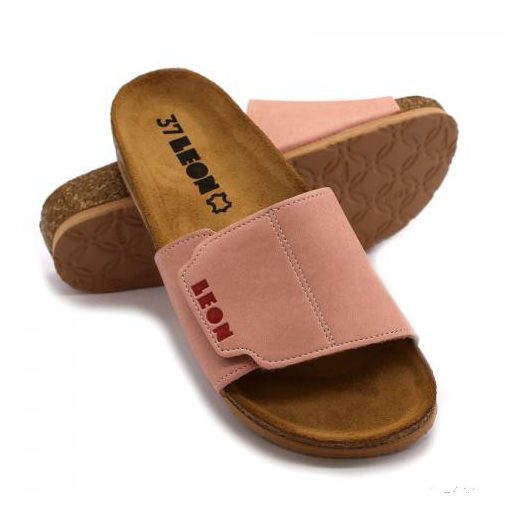 LEON 4022 COMFORT NŐI BŐR PAPUCS - rose