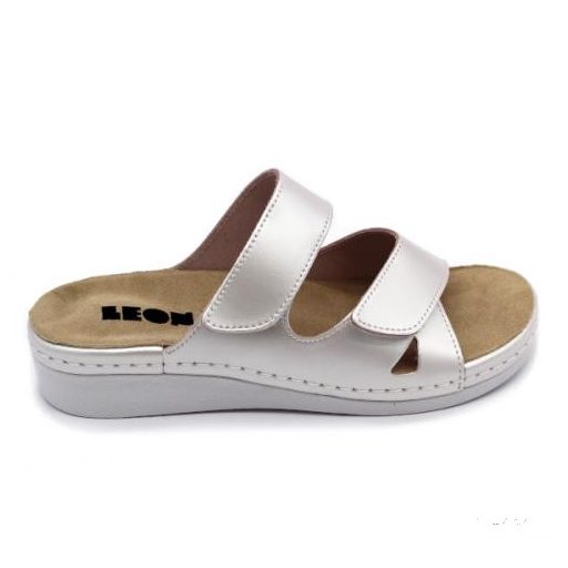 LEON 5011 LEON COMFORT NŐI BŐR PAPUCS - perla