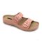 LEON 955 LEON COMFORT NŐI BŐR PAPUCS - rose