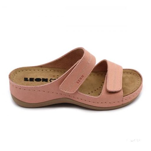 LEON 907 LEON COMFORT NŐI BŐR PAPUCS - rose