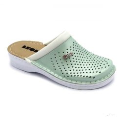 V262 LEON COMFORT NŐI BŐR KLUMPA  Zöld csak 40-es méret