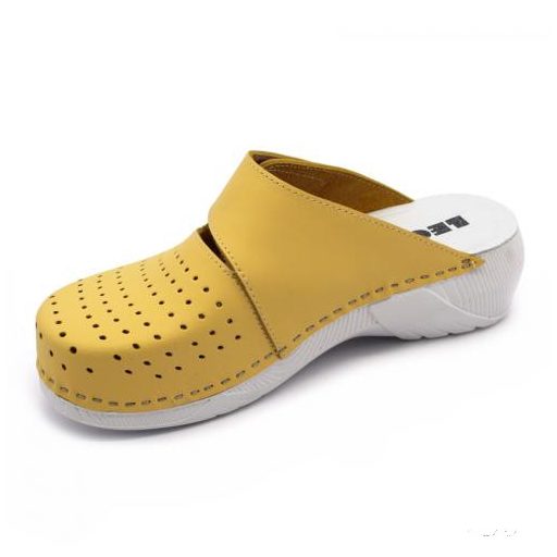 3500 LEON COMFORT NŐI BŐR KLUMPA-SÁRGA BAKAR,csak 38-as méret