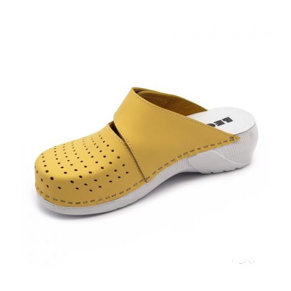 3500 LEON COMFORT NŐI BŐR KLUMPA-SÁRGA BAKAR,csak 38-as méret