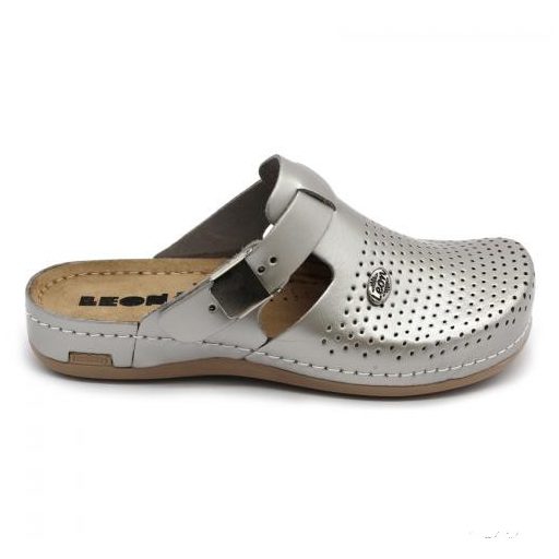 Leon 950 Női bőr papucs - pezsgő