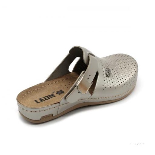 Leon 950 Női bőr papucs - pezsgő