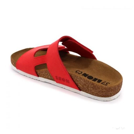 4051 LEON COMFORT NŐI BŐR PAPUCS-  PIROS ORLANDO