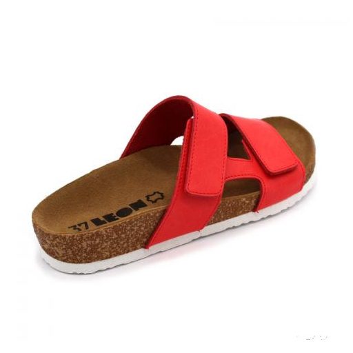 4051 LEON COMFORT NŐI BŐR PAPUCS-  PIROS ORLANDO