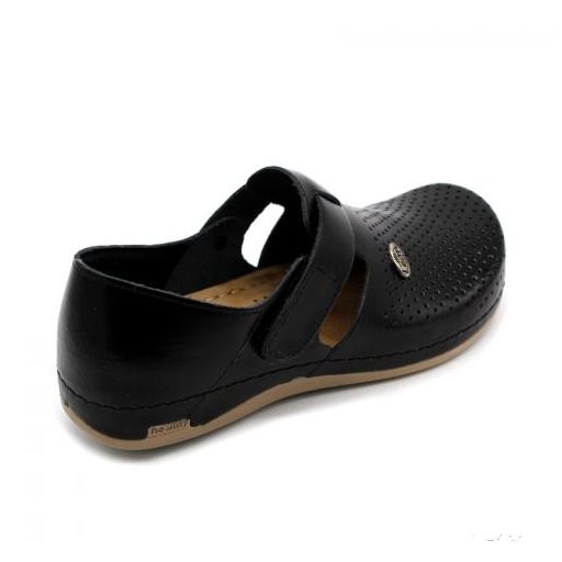 959 Leon Comfort női bőr cipő -  fekete,csak 39-es méret