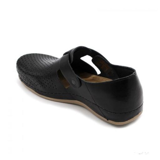 959 Leon Comfort női bőr cipő -  fekete,csak 39-es méret