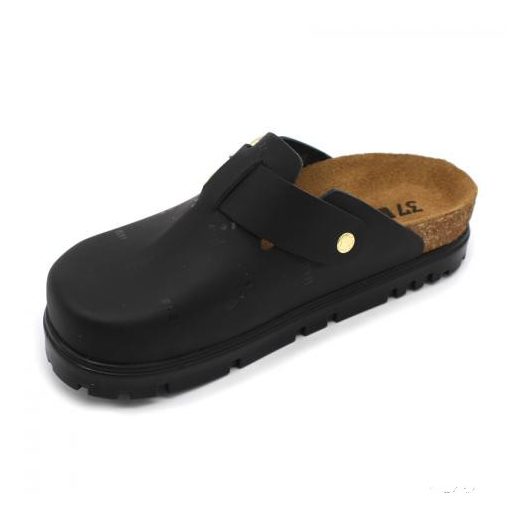 6000 LEON COMFORT NŐI BŐR KLUMPA-fekete bakkar