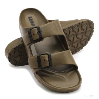 LEON CLOUD FÉRFI PAPUCS-olajzöld