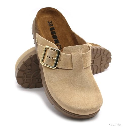 6006 LEON COMFORT NŐI BŐR KLUMPA-bézs