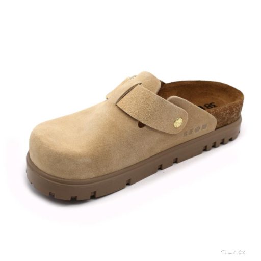 6006 LEON COMFORT NŐI BŐR KLUMPA-bézs