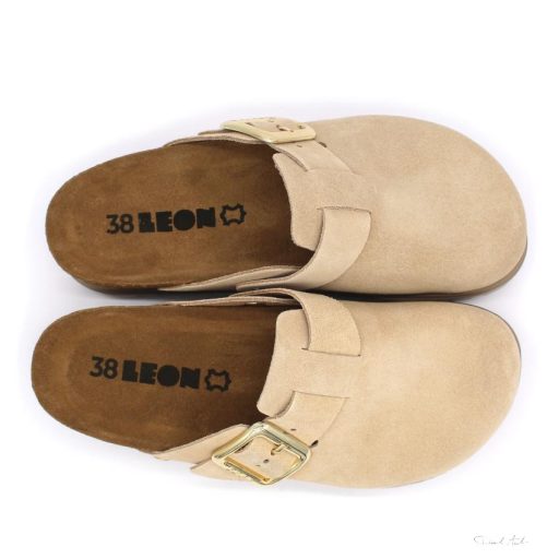 6006 LEON COMFORT NŐI BŐR KLUMPA-bézs