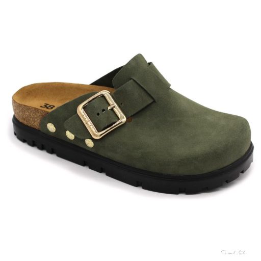 6006 LEON COMFORT NŐI BŐR KLUMPA-zöld