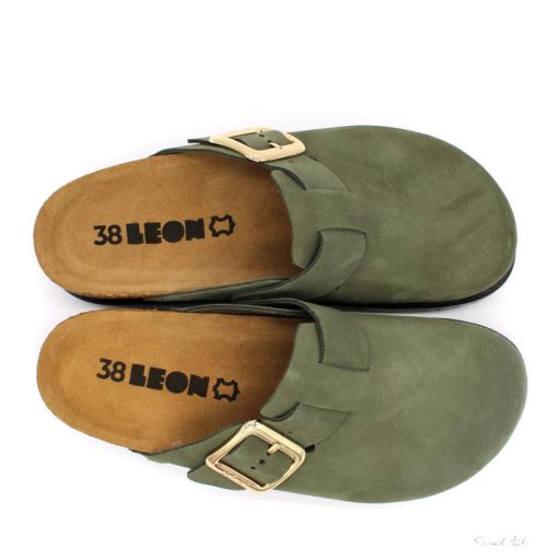 6006 LEON COMFORT NŐI BŐR KLUMPA-zöld