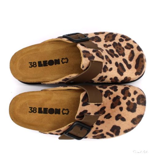 6003 LEON COMFORT NŐI BŐR KLUMPA-barna