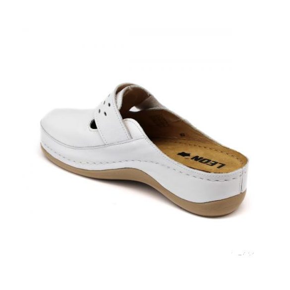 Női Leon papucs – 902 Fehér ,csak 39-es méret