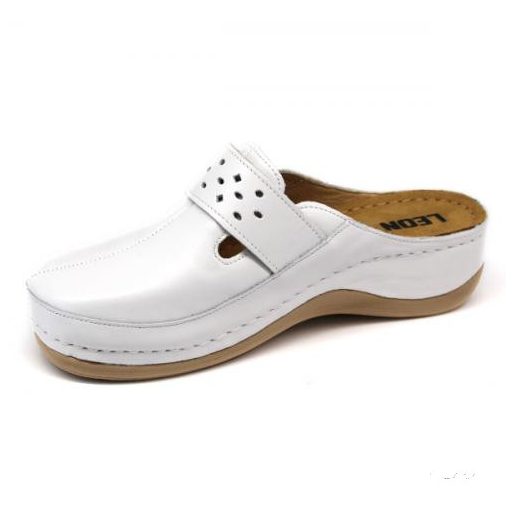 Női Leon papucs – 902 Fehér ,csak 39-es méret