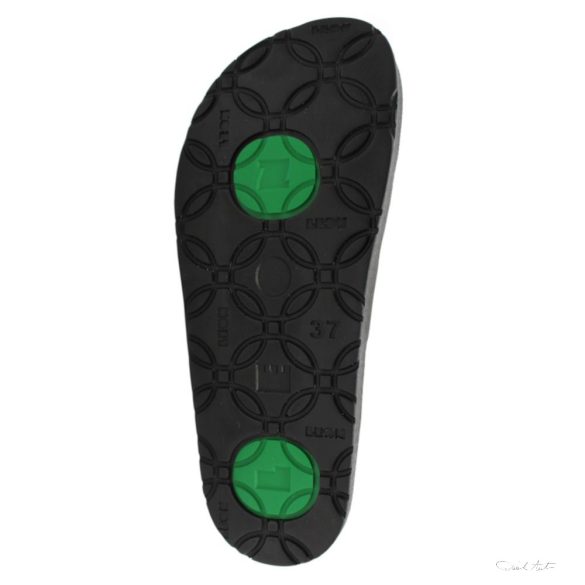 7020 LEON COMFORT NŐI BŐR PAPUCS-barna, csak 38-as méret