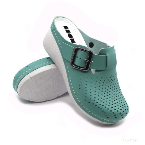 1100 LEON COMFORT NŐI BŐR KLUMPA-türkiz