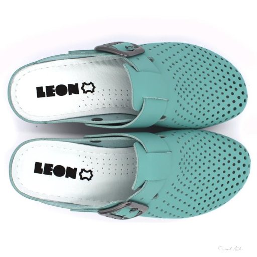 1100 LEON COMFORT NŐI BŐR KLUMPA-türkiz