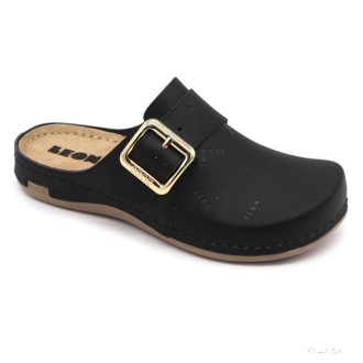 971 LEON COMFORT NŐI BŐR KLUMPA-fekete