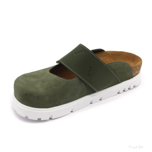 6002 LEON COMFORT NŐI BŐR KLUMPA-zöld