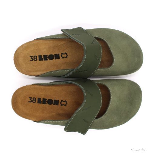 6002 LEON COMFORT NŐI BŐR KLUMPA-zöld