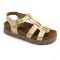 6300 LEON COMFORT NŐI BŐR SZANDÁL-arany