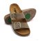 7010 LEON COMFORT NŐI BŐR PAPUCS-szürke