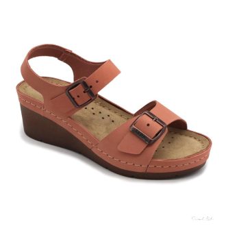 1130 LEON COMFORT NŐI BŐR SZANDÁL-rose