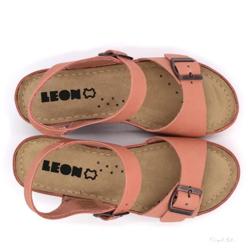 1130 LEON COMFORT NŐI BŐR SZANDÁL-rose
