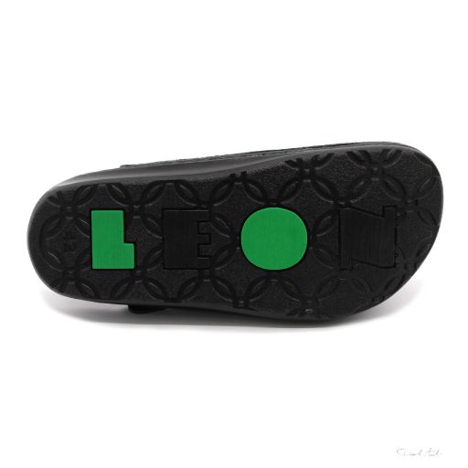 LEON 300M  COMFORT FÉRFI BŐR KLUMPA-fekete