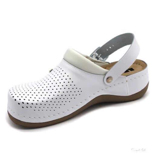 LEON 991 COMFORT NŐI BŐR KLUMPA-fehér