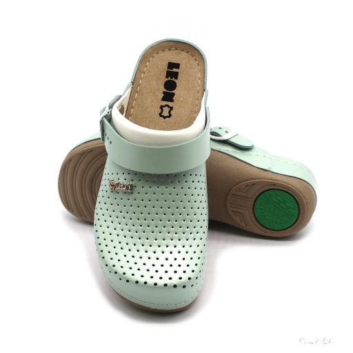 LEON 991 COMFORT NŐI BŐR KLUMPA-zöld