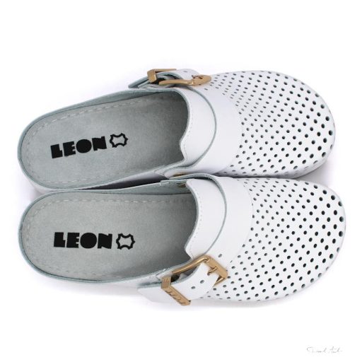 940 LEON COMFORT NŐI BŐR KLUMPA-fehér